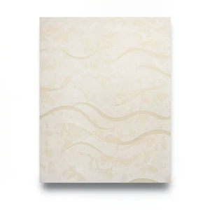 Wavy Wall Covering 15.6m x 106cm Beige Color