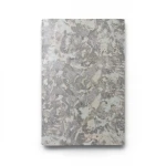 Vinyl Wallpaper Wavy Design Size 15.6m×106cm Gray with Brown