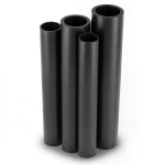 مواسير HDPE PE 63 ضغط 4 بار قطر 355 مم سمك 13.6 مم لون أسود
