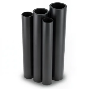 مواسير HDPE PE 63 ضغط 4 بار قطر 355 مم سمك 13.6 مم لون أسود