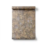 Wavy Wallpaper 15.6m x 106cm Brown Color