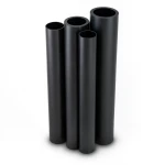 مواسير HDPE PE 63 ضغط 4 بار قطر خارجي 400 مم سمك 15.3 مم لون أسود