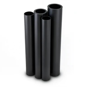 HDPE Pipes PE 63 Pressure 4 Bar Outside Diameter 400 mm Thickness 15.3 mm Black