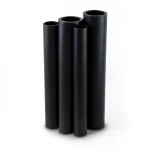 Al-Rajhi HDPE Pipes PE 63 Pressure 4 Bar OD 500 mm Thickness 19.1 mm Black