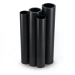 HDPE Pipes PE 63 Pressure 4 Bar Outside Diameter 630 mm Thickness 24.1 mm Black