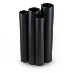 أنابيب HDPE PE 63 ضغط 4 بار قطر خارجي 630 مم سمك 24.1 مم لون أسود