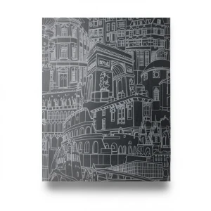 Youth and Children Wallpaper 10m x 0.53m Dark Gray