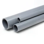 UPVC Pipes Nominal Pressure 10 Bar Outside Diameter 140 mm Thickness 6.7 mm Gray