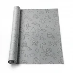 Youth and children wallpaper, gray color, length 10 m, width 0.53 m, model 291100 