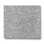 Classic Wall Decoration, Gray Color, Size 10m×1.06m, Model Z46031  