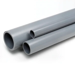 UPVC Pipes Pressure 10 Bar Outside Diameter 160 mm Thickness 7.7 mm Gray
