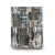 Italian Wall Decoration Dark Gray with Beige Color, Length 10m, Width 1.06m, Model Z44948