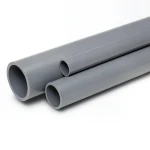 مواسير UPVC ضغط 6 بار قطر خارجي 315 مم سمك 9.2 مم لون رمادي