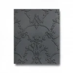 Classic Wall Decoration, Dark Gray Color, Size 10m×1.06m, Model Z46035  