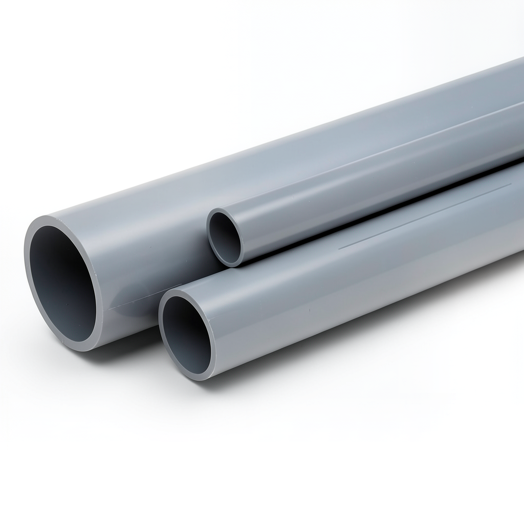 UPVC Pipes Pressure 10 Bar Outside Diameter 315 mm Thickness 15 mm Gray