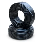 أنابيب HDPE الراجحي PE 63 ضغط 4 بار قطر خارجي 125 مم سمك 4.8 مم لون أسود