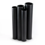 مواسير HDPE PE 63 ضغط 4 بار قطر خارجي 160 مم سمك 6.2 مم لون أسود