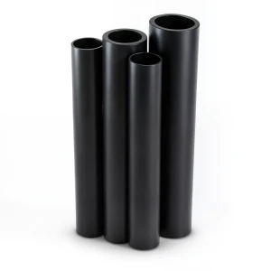 مواسير HDPE PE 63 ضغط 4 بار قطر خارجي 160 مم سمك 6.2 مم لون أسود