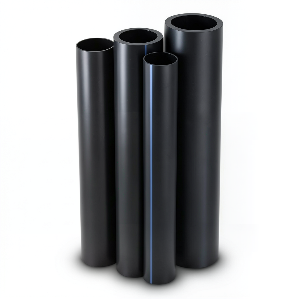 مواسير HDPE الراجحي PE 63 ضغط 4 بار قطر خارجي 140 مم سمك 5.4 مم لون أسود
