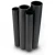 مواسير HDPE PE 63 ضغط 4 بار قطر خارجي 160 مم سمك 6.2 مم لون أسود - Image 1