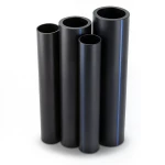 مواسير HDPE الراجحي PE 63 ضغط 4 بار قطر خارجي 200 مم سمك 7.7 مم لون أسود