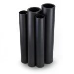 HDPE Pipes PE 63 Pressure 4 Bar Outside Diameter 180 mm Thickness 6.9 mm Black