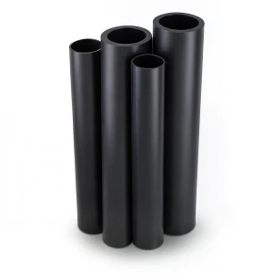 HDPE Pipes PE 63 Pressure 4 Bar Outside Diameter 180 mm Thickness 6.9 mm Black