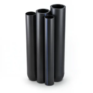 Al-Rajhi HDPE Pipes PE 63 Pressure 4 Bar Outside Diameter 200 mm Thickness 7.7 mm Black