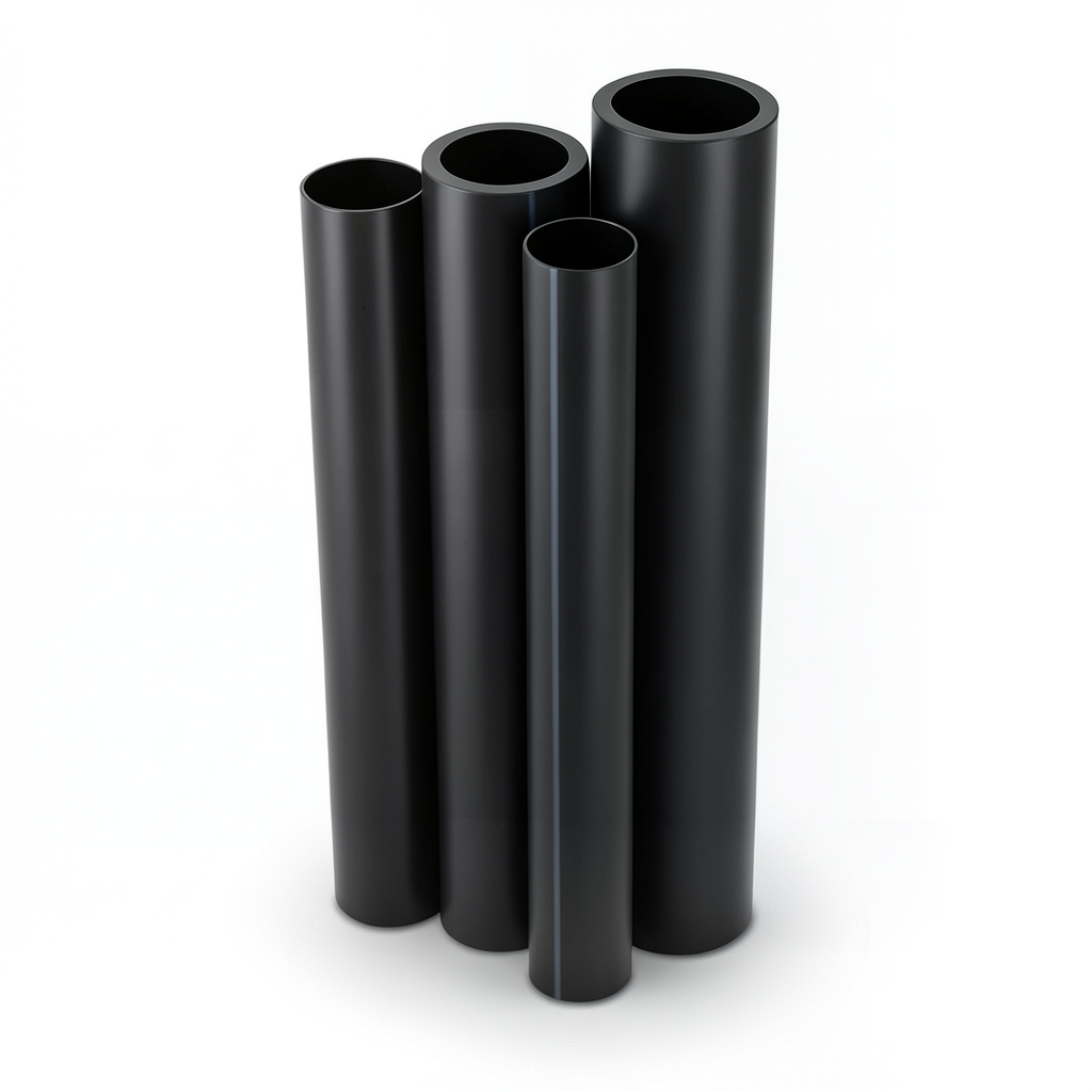 مواسير HDPE الراجحي PE 63 ضغط 4 بار قطر خارجي 280 مم سمك 10.7 مم لون أسود