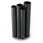 مواسير HDPE PE 63 ضغط 4 بار قطر 250 مم سمك 9.6 مم لون أسود