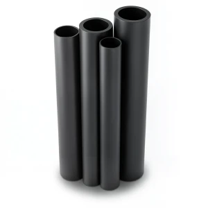 مواسير HDPE PE 63 ضغط 4 بار قطر 250 مم سمك 9.6 مم لون أسود