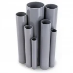 مواسير UPVC التقنية العصرية ضغط 2.5 بار  قطر خارجي 125 مم سمك 1.8 مم لون رمادي