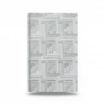 Italian Wallpaper Gray Color, Length 10m, Width 1.06m, Model Z44926