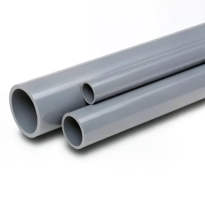 UPVC Pipes Pressure 4 Bar Outside Diameter 250 mm Thickness 4.9 mm Gray
