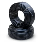 HDPE Pipes PE 80 Pressure 10 Bar 25 mm OD 2 mm Thickness Black