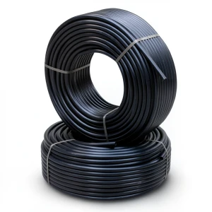 أنابيب HDPE PE 80 ضغط 10 بار قطر خارجي 25 مم سمك 2 مم أسود