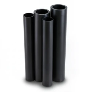 مواسير HDPE PE 63 ضغط 4 بار قطر 355 مم سمك 13.6 مم لون أسود