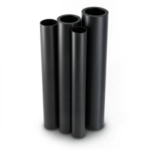 مواسير HDPE PE 63 ضغط 4 بار قطر خارجي 400 مم سمك 15.3 مم لون أسود