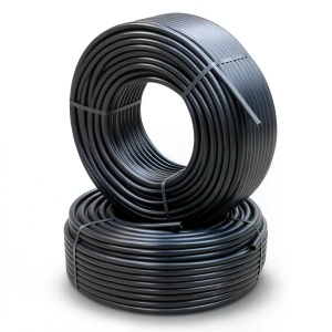 أنابيب HDPE PE 100 ضغط 12.5 بار قطر خارجي 25 مم سمك 2 مم لون أسود
