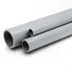 مواسير UPVC ضغط 16 بار قطر خارجي 160 مم سمك 11.9 مم لون رمادي