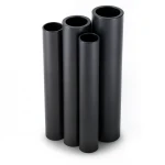أنابيب HDPE PE 63 ضغط 4 بار قطر خارجي 450 مم سمك 17.2 مم لون أسود