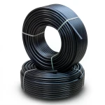 أنابيب HDPE PE 100 ضغط 12.5 بار قطر خارجي 25 مم سمك 2 مم لون أسود