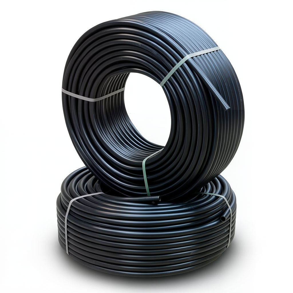 أنابيب HDPE PE 100 ضغط 12.5 بار قطر خارجي 25 مم سمك 2 مم لون أسود