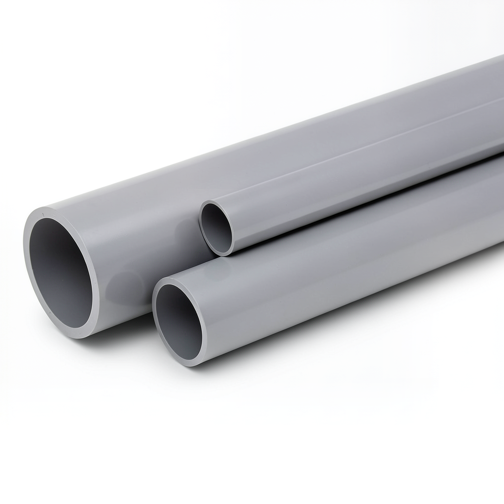 UPVC Pipes Nominal Pressure 2 Bar Outside Diameter 400 mm Thickness 3.2 mm Gray