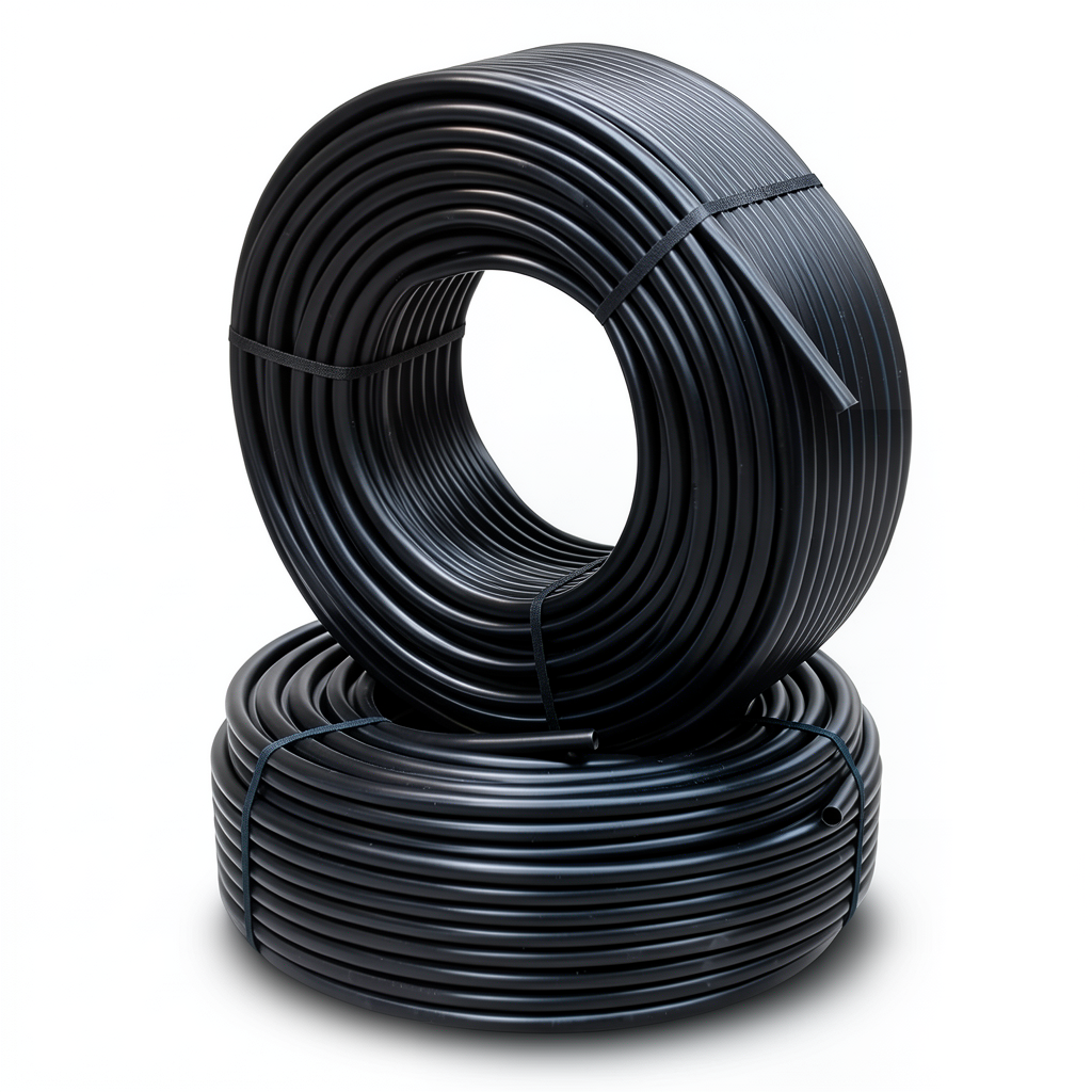 HDPE Pipes PE 80 Pressure 10 Bar 32 mm OD Thickness 2.4 mm Black