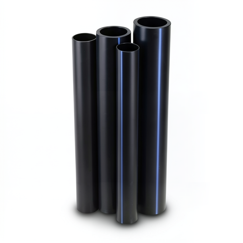 Al-Rajhi HDPE Pipes PE 63 Pressure 4 Bar OD 500 mm Thickness 19.1 mm Black