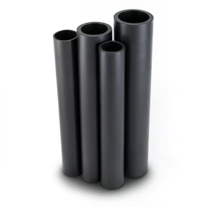 أنابيب HDPE PE 63 ضغط 4 بار قطر خارجي 630 مم سمك 24.1 مم لون أسود