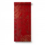 Italian wallpaper, size 10 m x 0.73 m, Red color, model 310027