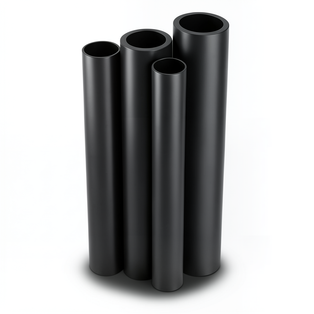 مواسير HDPE البولي ايثيلين عالي الكثافة الراجحي PE 63 ضغط 4 بار قطر خارجي 560 مم سمك 21.4 مم لون اسود