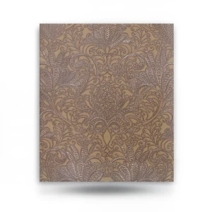 Patterned Wall Decoration 10m×1.06m Brown Color, Model 83080